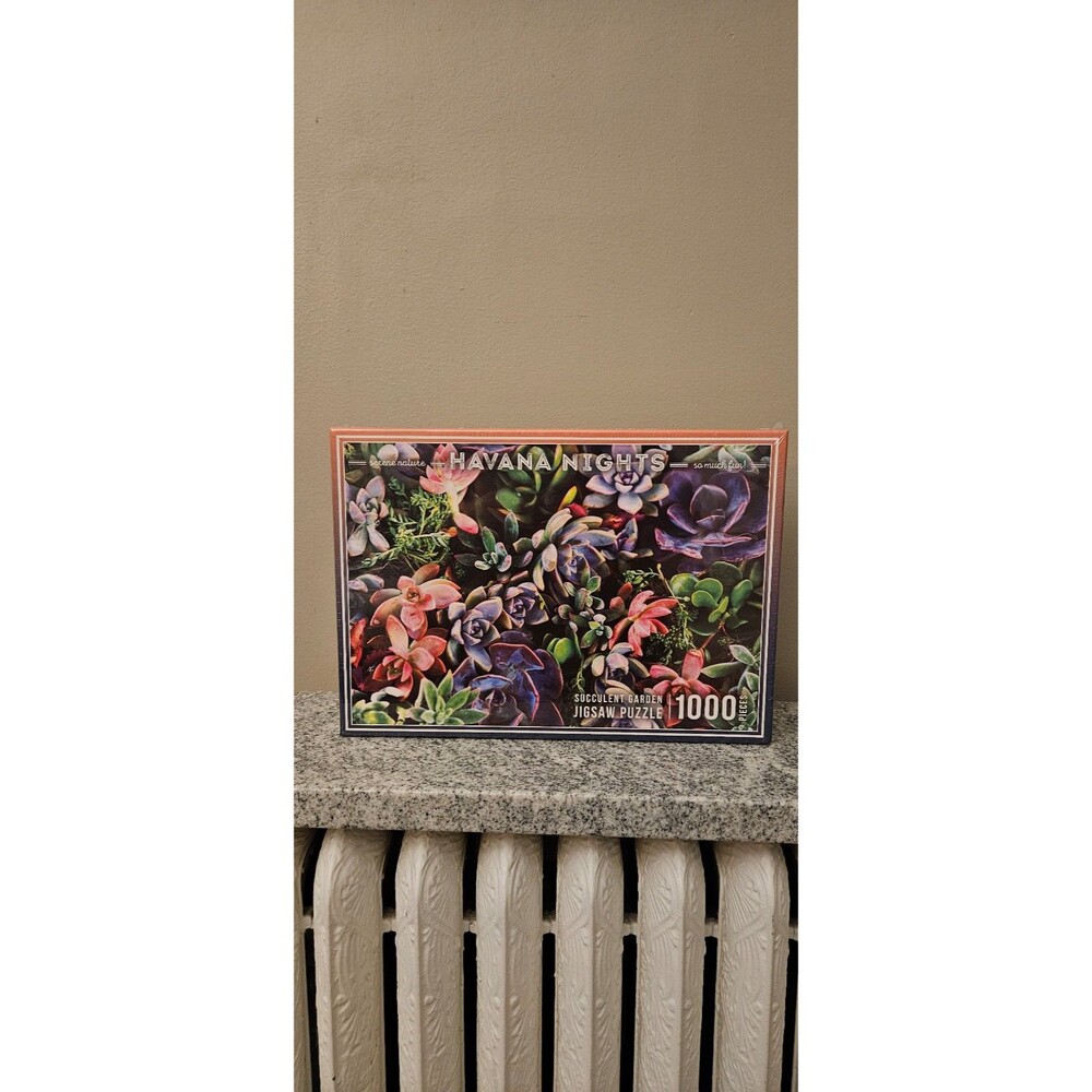 Havana Nights Succulent Garden 1,000 Piece Puzzle